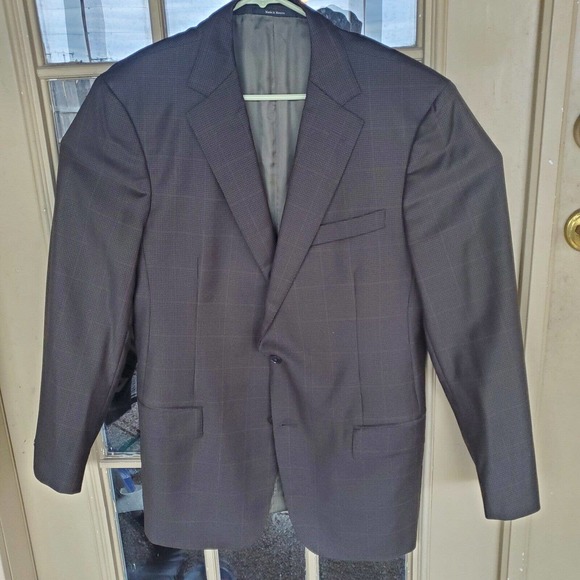 TINDARI ERMENEGILDO ZEGNA MENS BROWN 100 WOOL SPORT COAT JACKET SIZE 54 EU 44 US - Picture 2 of 8